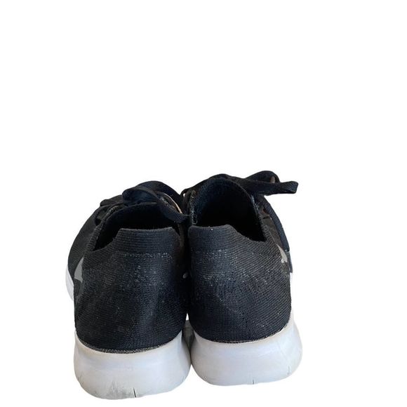 Nike black white lace up sneakers size 6.5Y. Fits adult size 7 - Picture 5 of 7